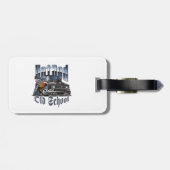 Étiquette À Bagage Voiture de dessin (Dos horizontal)