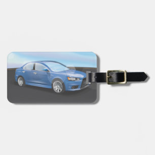 Étiquette À Bagage Voiture de sport