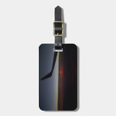 Étiquette À Bagage Vol de coucher du soleil (Devant Vertical)