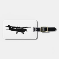 Vol noir classique de silhouette de Cessna