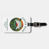 Étiquette À Bagage Volcan du Costa Rica (Devant horizontal)