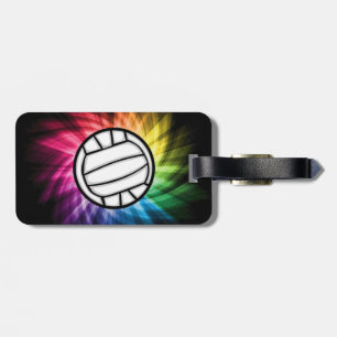 Étiquette À Bagage Volley-ball; spectre