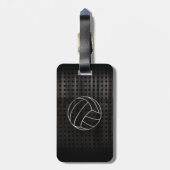 Étiquette À Bagage Volleyball ; noir Cool (Dos Vertical)