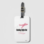 Étiquette À Bagage Vols de rattrapage (Devant Vertical)
