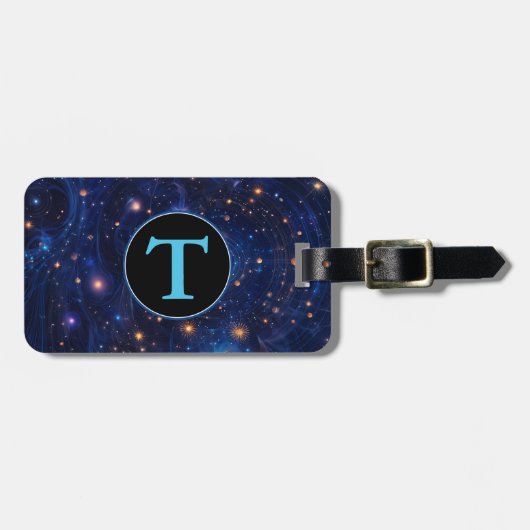 Étiquette À Bagage Vortex céleste (Devant horizontal)