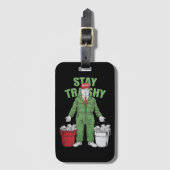 Étiquette À Bagage Vote Trump Garbage Man Stay Trashy 2024 Election (Devant Vertical)