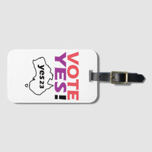Étiquette À Bagage Votez Oui Pour La Voix Des Australiens Indigènes