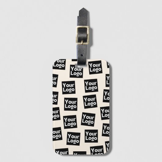 Étiquette À Bagage Votre logo/autre image téléchargée | Placement alé (Devant Vertical)