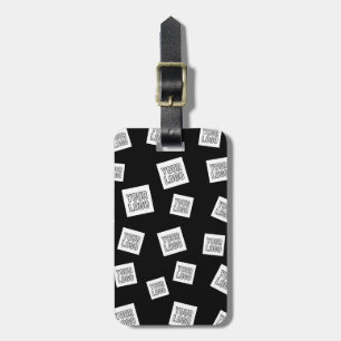 Étiquette À Bagage Votre logo, photo ou autre image   Placement aléat