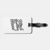 Étiquette À Bagage Vous auriez de la bière ! (Dos horizontal)