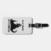 Étiquette À Bagage Vous dites "Méchant" Comme si c'était une mauvaise (Devant horizontal)