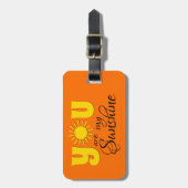 Étiquette À Bagage Vous êtes mon soleil (Devant Vertical)