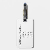 Étiquette À Bagage Vous ne pouvez pas m'effrayer, soins drôles (Dos Vertical)