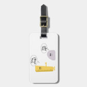 Étiquette À Bagage Vous vous basculez règle (Devant Vertical)