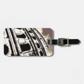 Étiquette À Bagage Voûtes romaines classiques de colosseum (Devant horizontal)