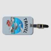 Étiquette À Bagage Voyage (Devant Horizontal)