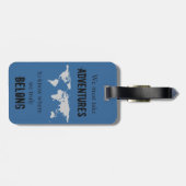 Étiquette À Bagage Voyage à appartenir (Dos horizontal)