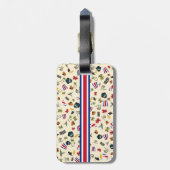 Étiquette À Bagage Voyage à Costa Rico pour explorer (Dos Vertical)