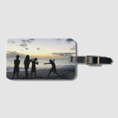 Étiquette À Bagage Voyage à Hawaï (Devant Horizontal)