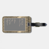 Étiquette À Bagage Voyage adorable (Dos horizontal)