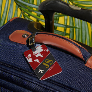 Étiquette À Bagage Voyage aérien élégant et moderne