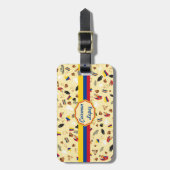 Étiquette À Bagage Voyage aux articles célèbres de la Colombie (Devant Vertical)