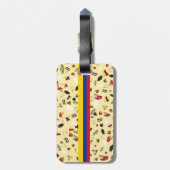 Étiquette À Bagage Voyage aux articles célèbres de la Colombie (Dos Vertical)