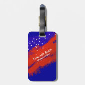 Étiquette À Bagage Voyage aux États-Unis (Dos Vertical)