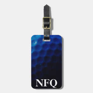 Étiquette À Bagage Voyage bleu de bagage de boule de golf de sports