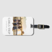 Étiquette À Bagage Voyage Chic Girls | Filles week-end Photo (Devant Horizontal)