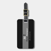 Étiquette À Bagage Voyage cool et moderne élégant (Devant Vertical)