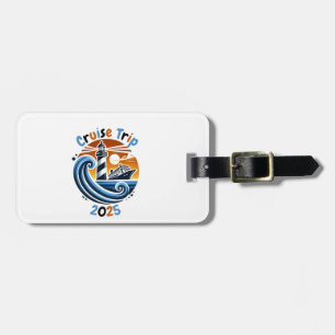 Étiquette À Bagage Voyage Croisière Marchandises
