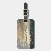 Étiquette À Bagage Voyage de bagage d'envie de voyager (Devant Vertical)