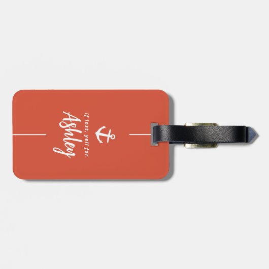 Étiquette À Bagage Voyage de croisière sur mesure en groupe familial (Dos horizontal)