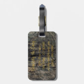 Étiquette À Bagage Voyage de l'entreprise (Dos Vertical)