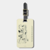 Étiquette À Bagage Voyage de pêche (Devant Vertical)