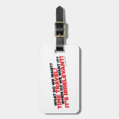 Étiquette À Bagage Voyage de temps (Devant Vertical)