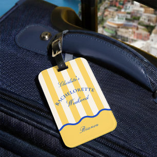 Étiquette À Bagage Voyage de week-end moderne pour enterrement de vie