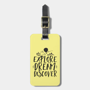 Étiquette À Bagage Voyage Devis Explorer Dream Découvrir Bagage Balis