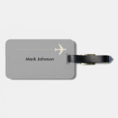 Étiquette À Bagage voyage du musicien de clé treble (Dos horizontal)