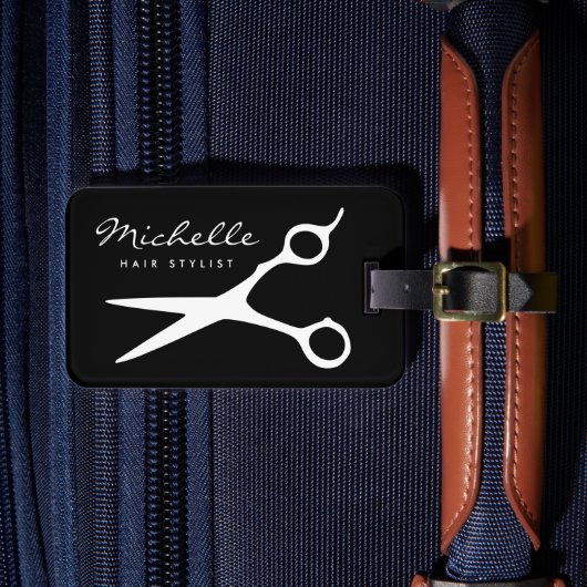 Étiquette À Bagage Voyage d'un coiffeur de coiffure de marque (Insitu Rectoal 4)