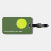 Étiquette À Bagage voyage d'un locataire (Dos horizontal)