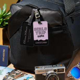 Étiquette À Bagage Voyage entre filles 2023 Week-end de vacances entr