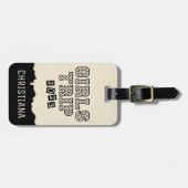 Étiquette À Bagage Voyage Filles 2023 Filles Week-end Vacances Getawa (Devant horizontal)