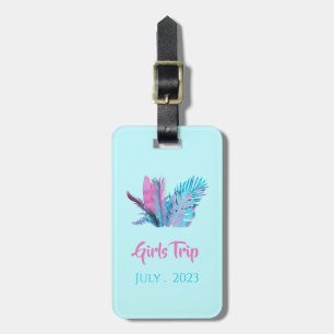 Étiquette À Bagage Voyage Filles Tropical Beach Croisière vacances