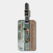 Étiquette À Bagage Voyage me fait mal à l'esprit canard (Devant Vertical)