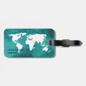Étiquette À Bagage voyage personnalisé (Dos horizontal)