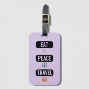 Étiquette À Bagage Voyage pour la paix