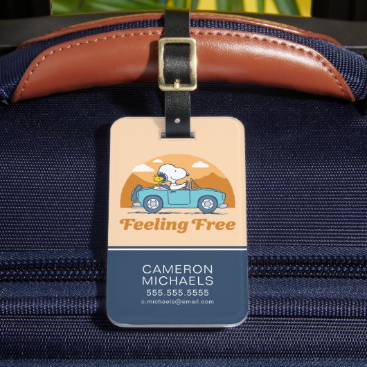 Étiquette À Bagage Voyage sur route | Arachides se sentent libres (Insitu Rectoal 2)