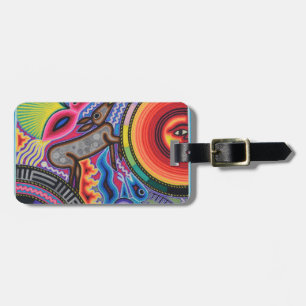 Étiquette À Bagage Voyage tribal maya mexicain de Boho d'art d'Oaxaca